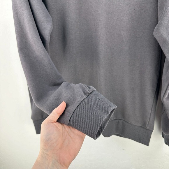 Columbia Sweatshirt Mens Medium Gray Knit Long Sleeve Pullover Crew Neck Stretch - Picture 4 of 9